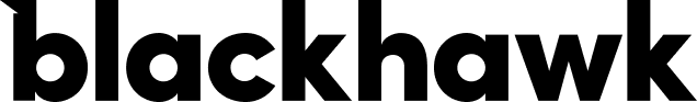 Blackhawk Digital Marketing logo in black.